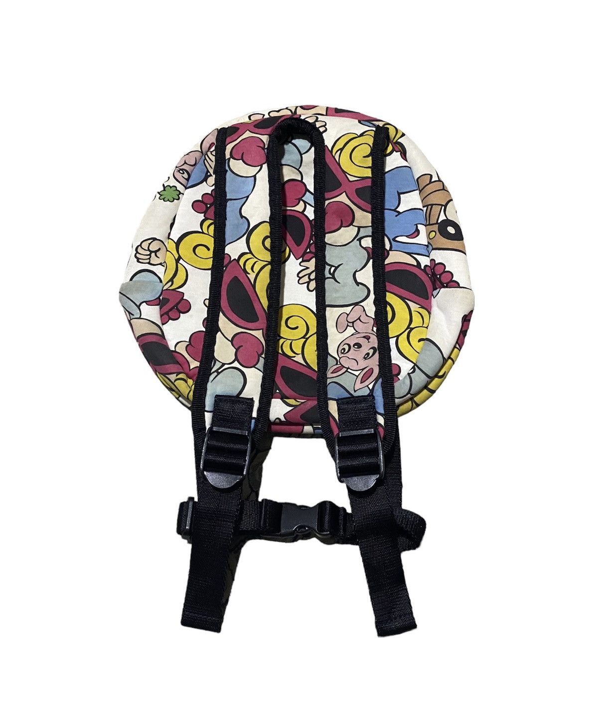 Iconic Logo Hysteric Mini Glamour Round Oval Small Backpack