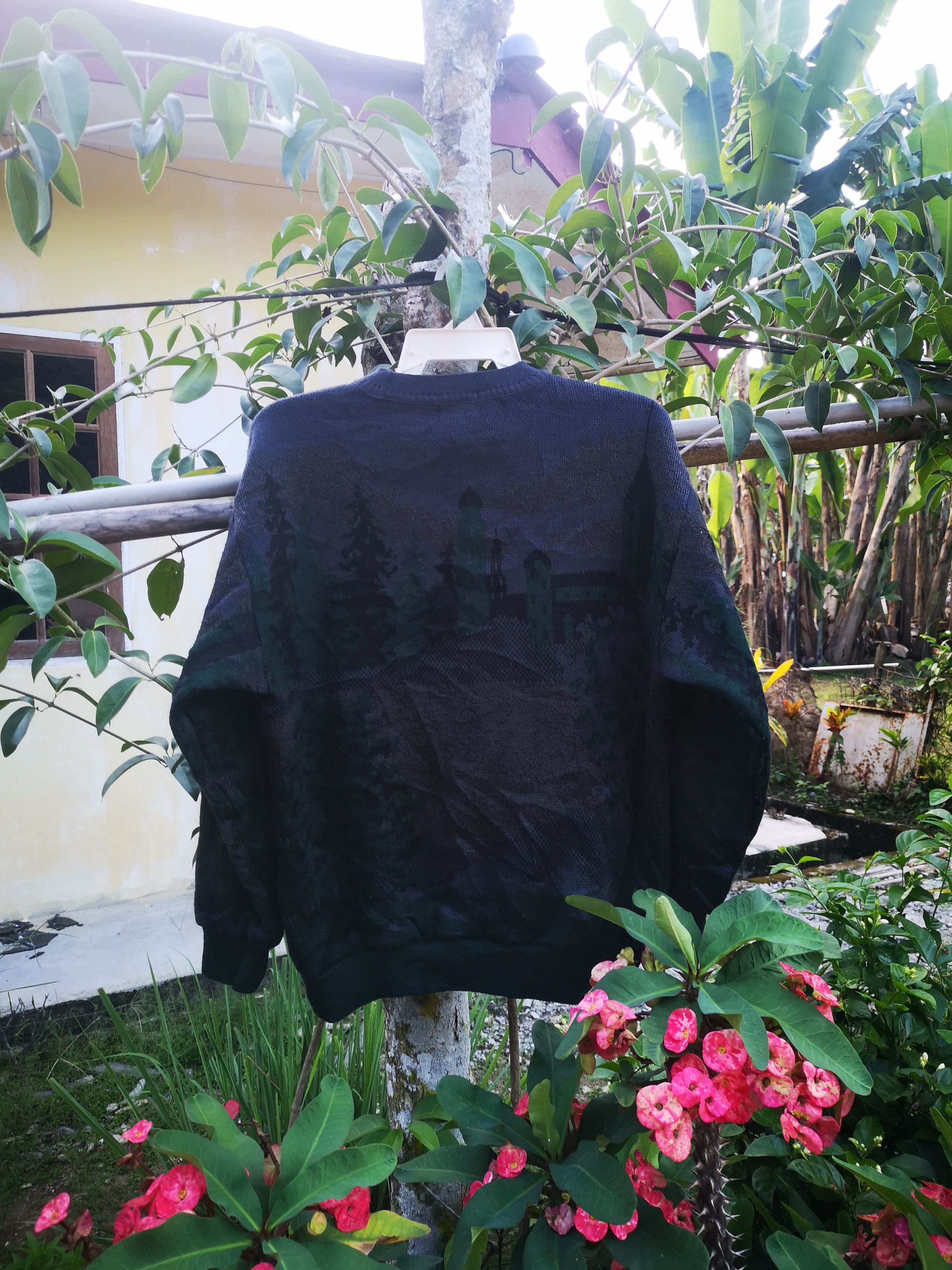 Designer Vintage Boswell knitting sweatshirt Size US L / EU 52-54 / 3 - 2 Thumbnail