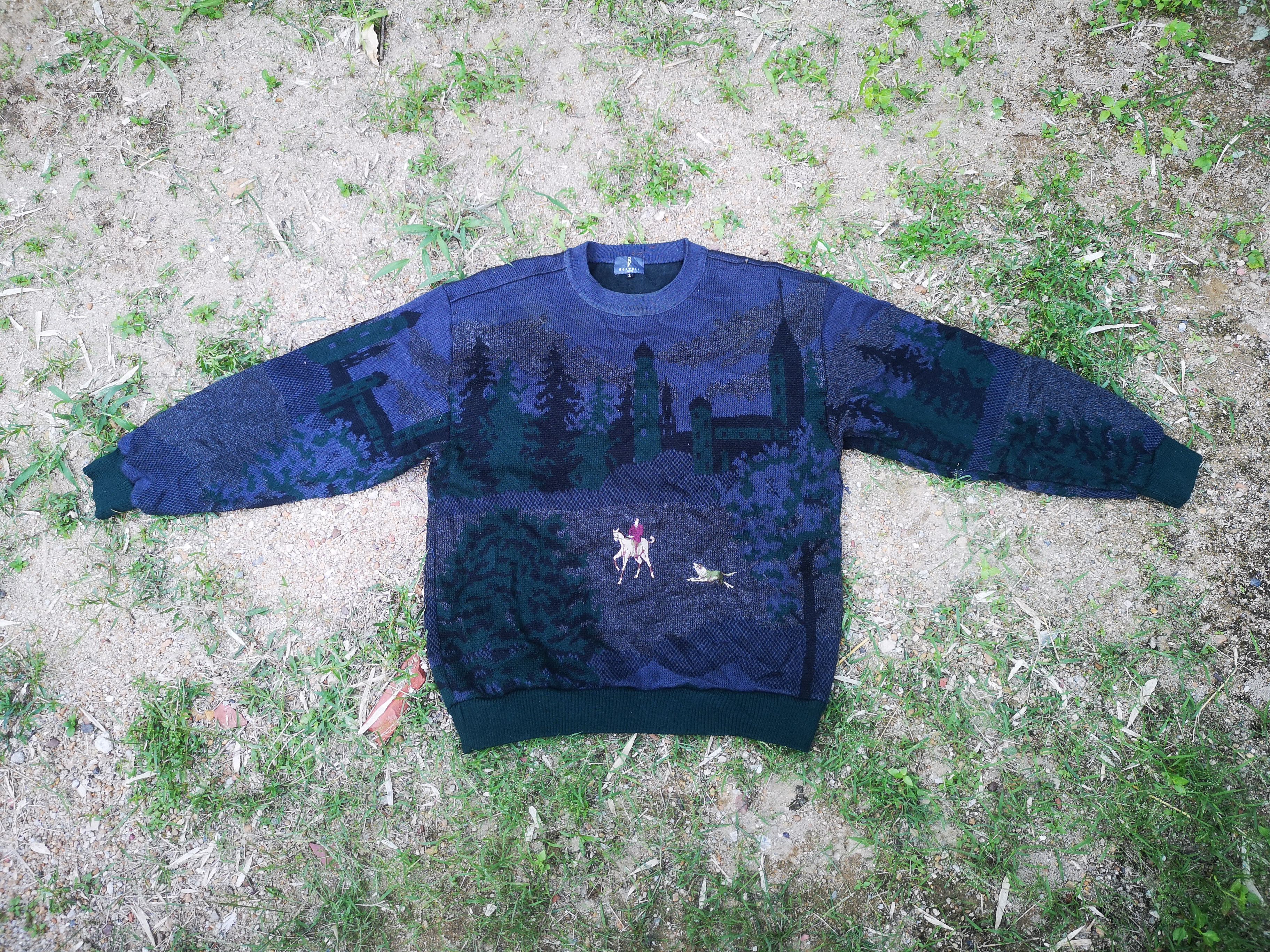 Designer Vintage Boswell knitting sweatshirt Size US L / EU 52-54 / 3 - 3 Thumbnail