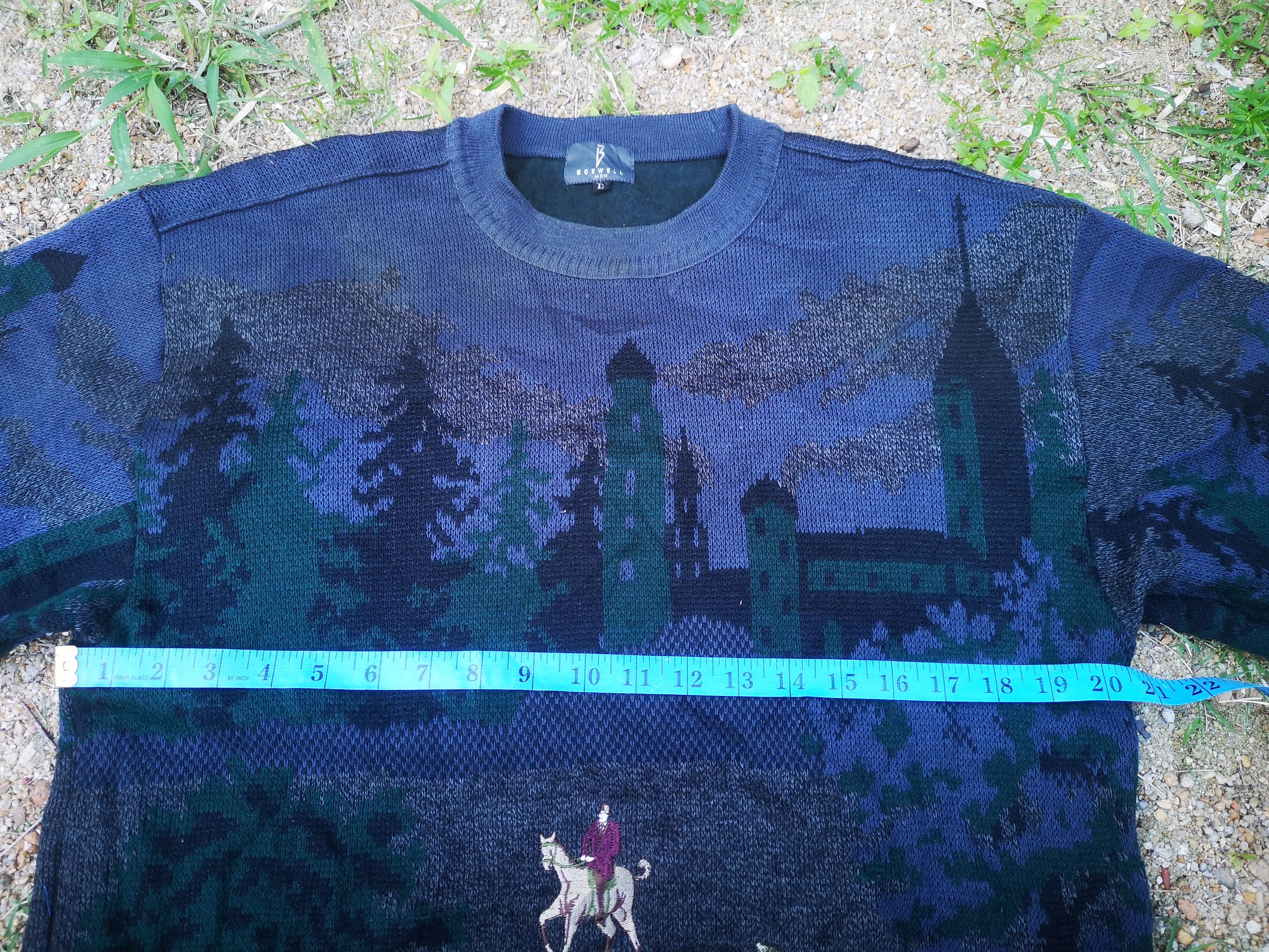 Designer Vintage Boswell knitting sweatshirt Size US L / EU 52-54 / 3 - 11 Thumbnail
