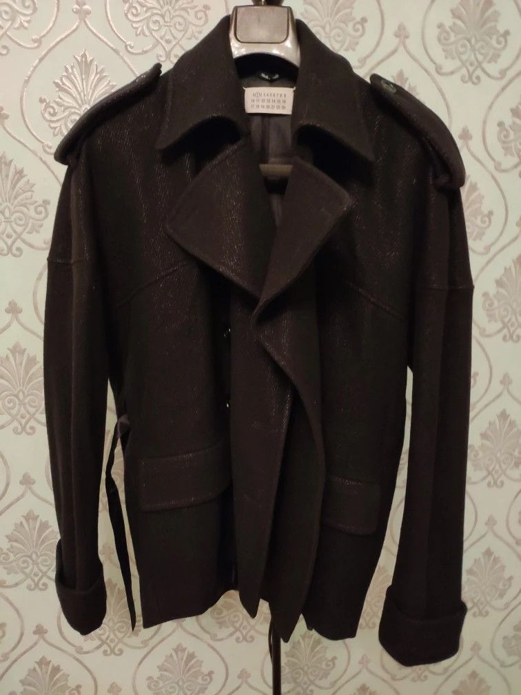 Maison Margiela UNIQUE ! 1 Double breasted oversized black coat Size S / US 4 / IT 40 - 5 Thumbnail