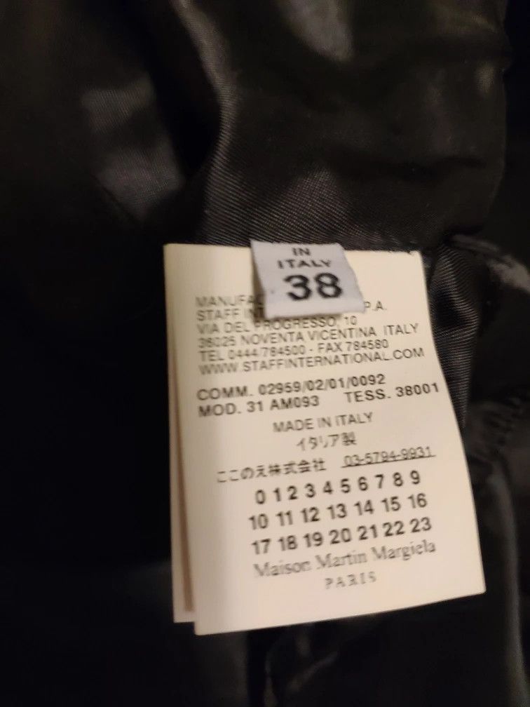 Maison Margiela UNIQUE ! 1 Double breasted oversized black coat Size S / US 4 / IT 40 - 8 Thumbnail