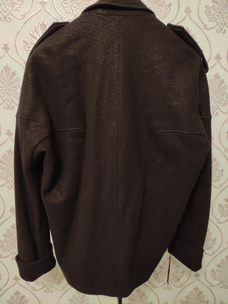 Maison Margiela UNIQUE ! 1 Double breasted oversized black coat Size S / US 4 / IT 40 - 6 Thumbnail