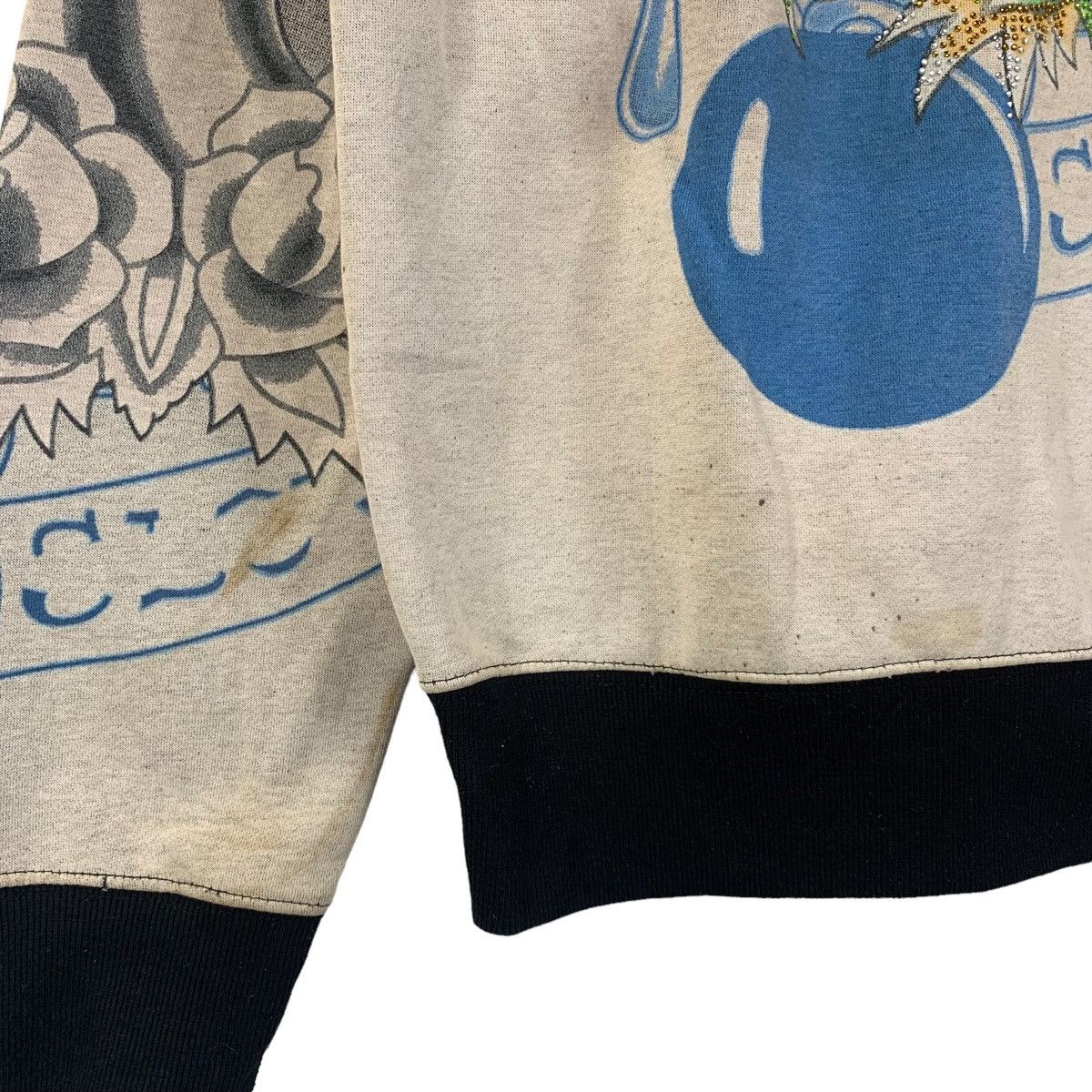 Ed Hardy Vintage ED HARDY By Christian Audigier Fullprint Hoodie Size US L / EU 52-54 / 3 - 14 Thumbnail