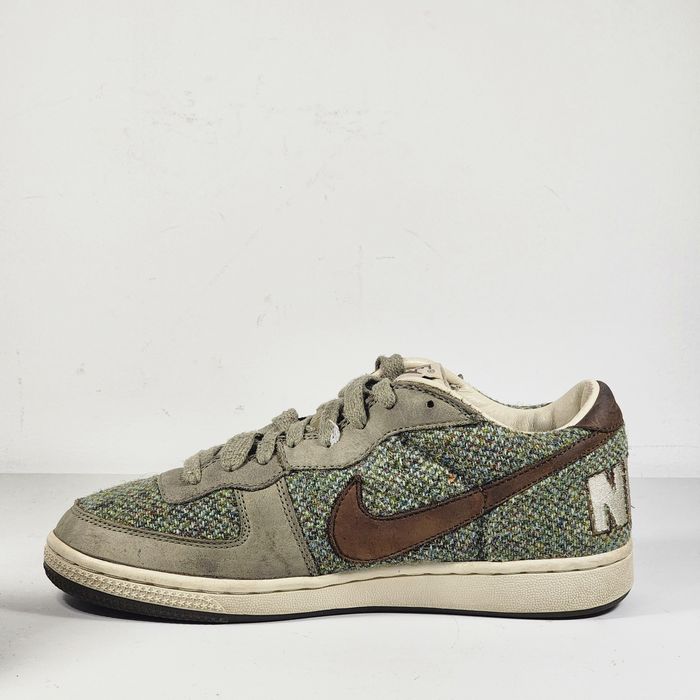harris tweed nike terminator trainers