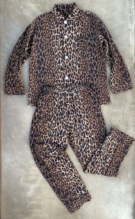 Number (N)ine NUMBER (N)INE 03SS/AW Kurt Leopard Print Pajama Set