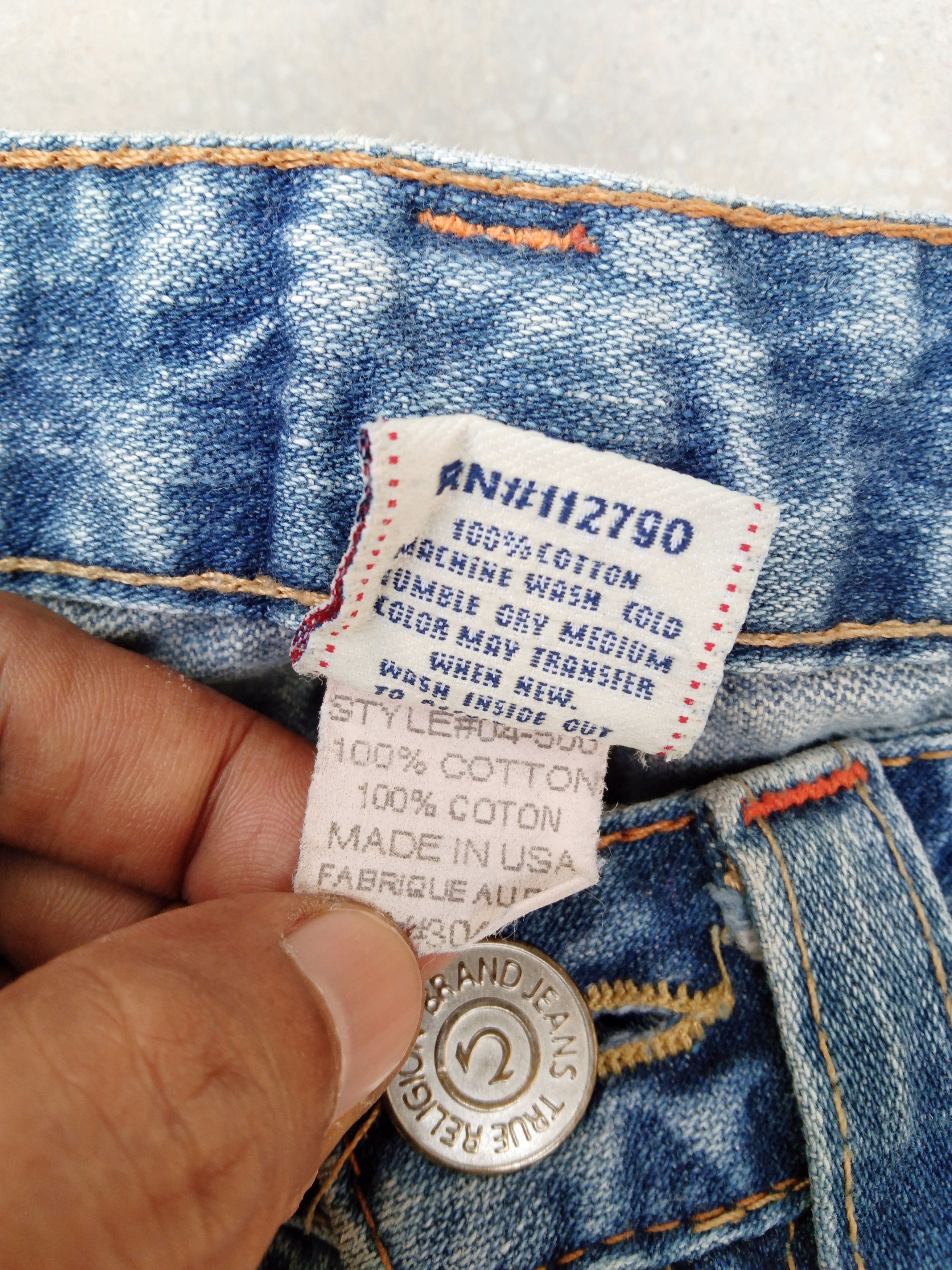True Religion Vintage True Religion Flared Jeans Made In USA 26x30 Size US 26 / EU 42 - 5 Thumbnail