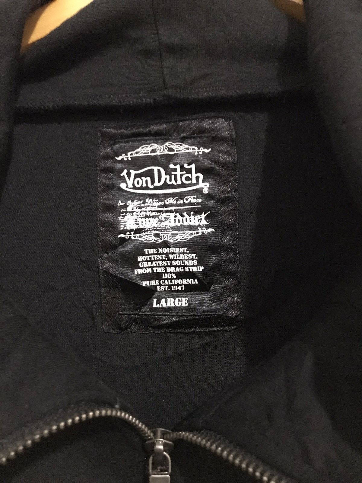 Von Dutch 🔥RARE ITEM🔥VON DUTCH ZIPHOODIE Size US L / EU 52-54 / 3 - 4 Thumbnail