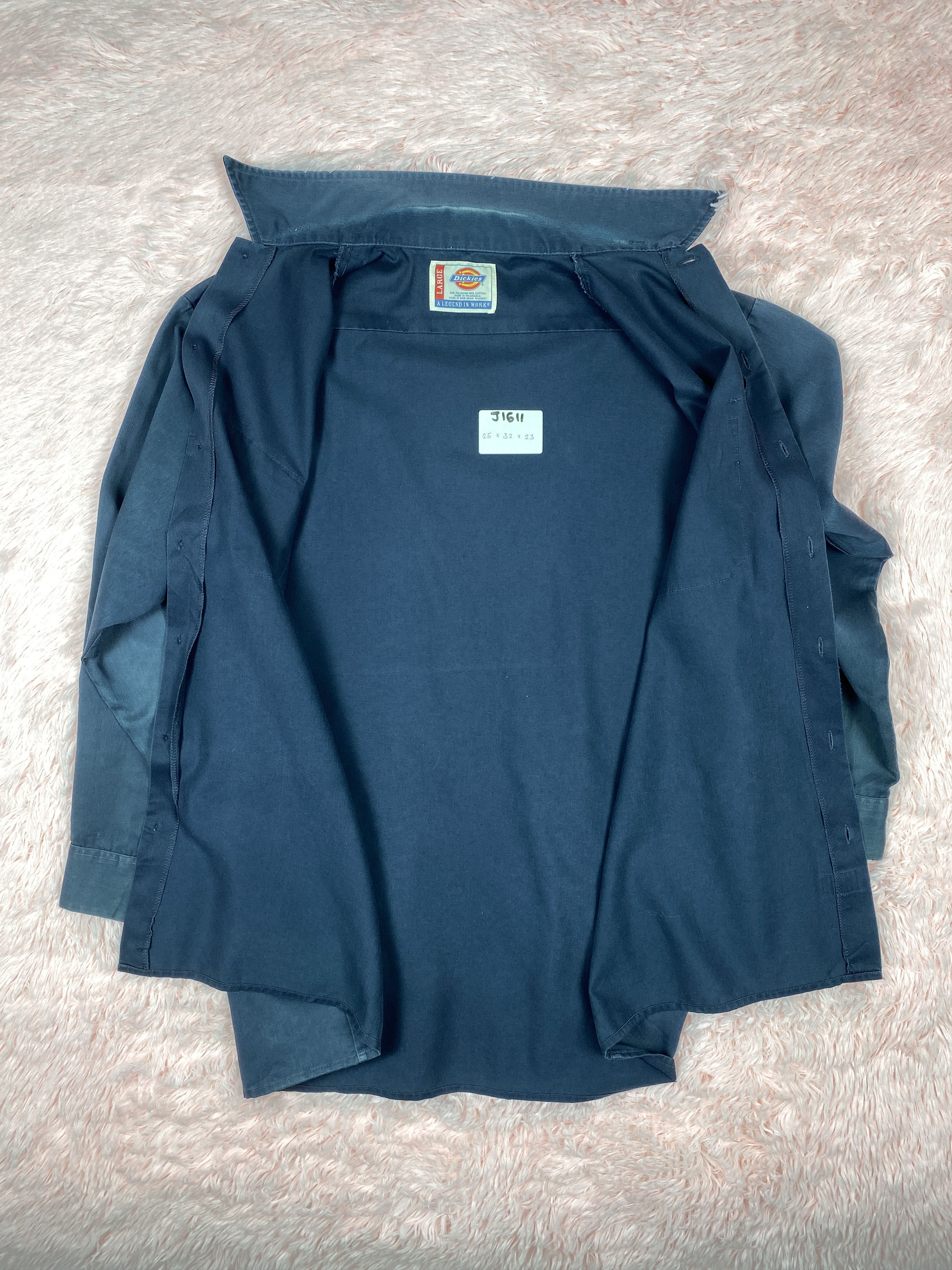 Dickies × Vintage Vintage Dickies Long Sleeve Worker Shirt J1611 Size US M / EU 48-50 / 2 - 6 Thumbnail