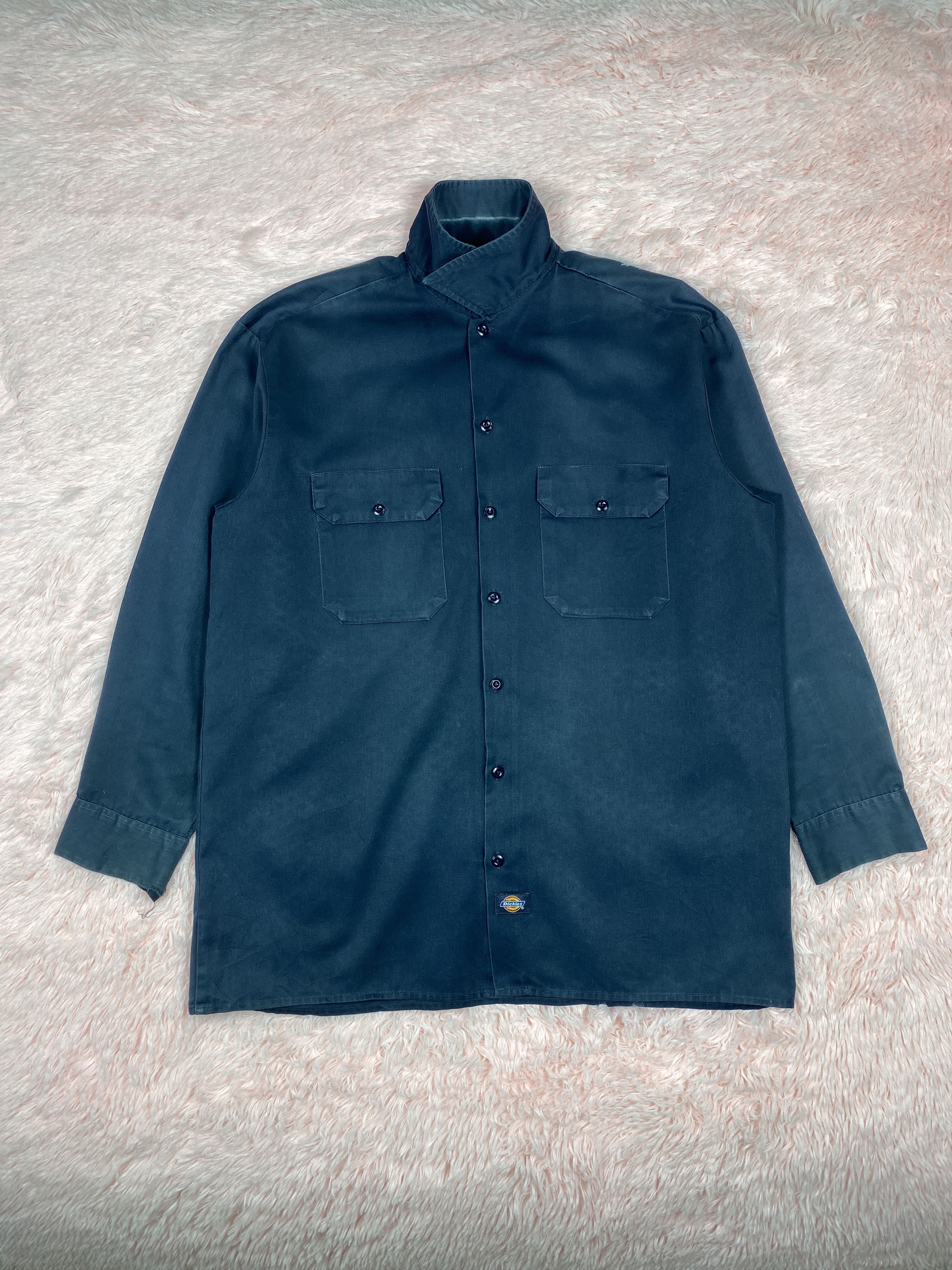 Dickies × Vintage Vintage Dickies Long Sleeve Worker Shirt J1611 Size US M / EU 48-50 / 2 - 1 Thumbnail