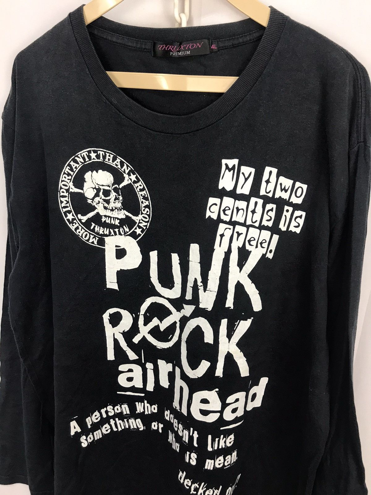 Japanese Brand × Seditionaries Punk rock airhead printed long sleeve tshirt by thruxton Size US L / EU 52-54 / 3 - 5 Thumbnail