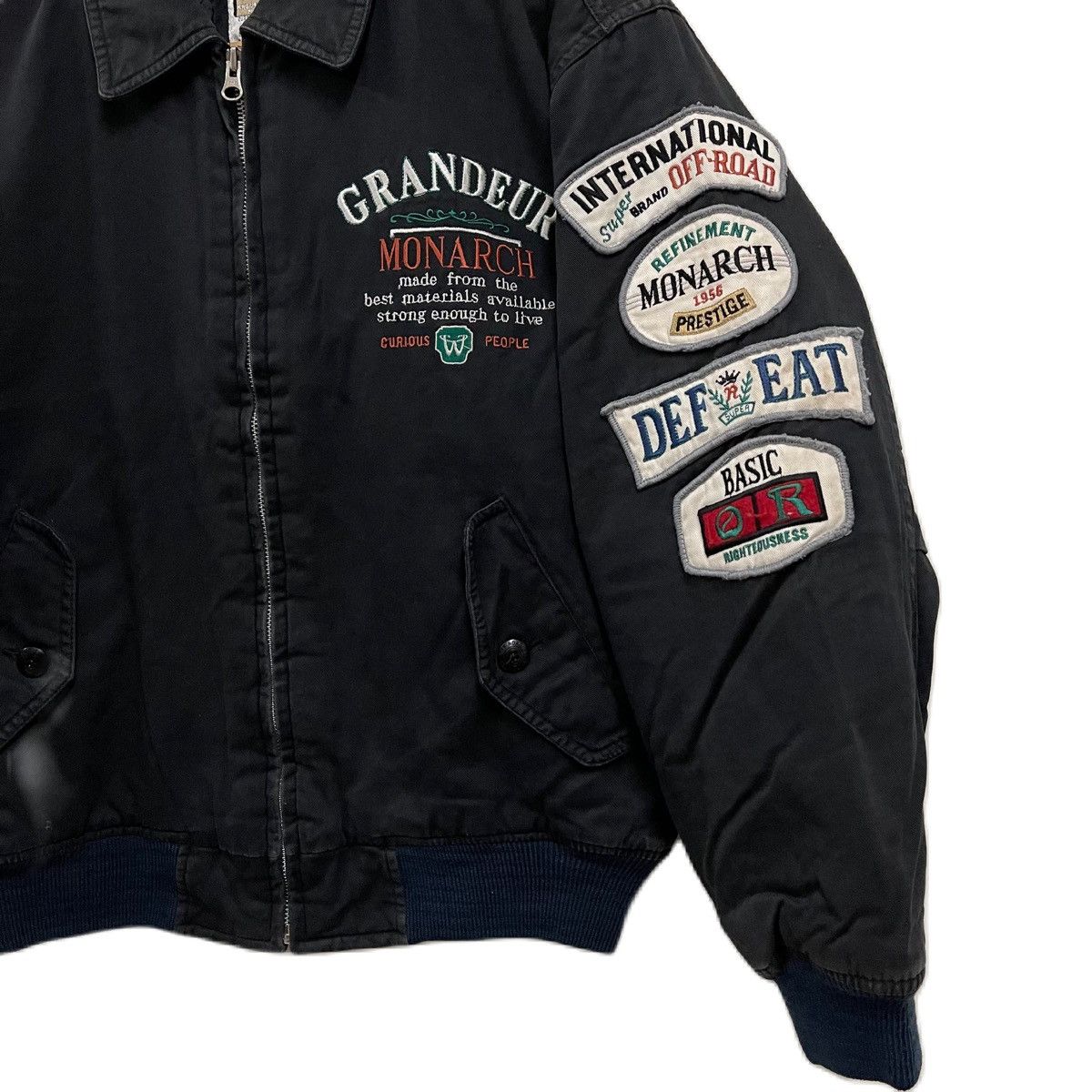 Japanese Brand Vintage OFF-ROAD bomber jacket cotton Size US L / EU 52-54 / 3 - 4 Thumbnail