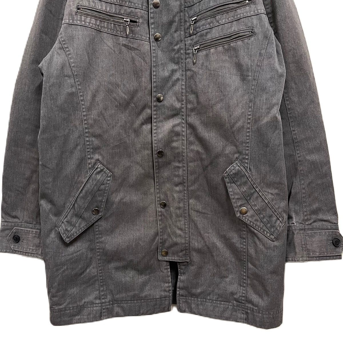 Japanese Brand MICHEL KLEIN homme jacket parka denim Size US L / EU 52-54 / 3 - 4 Thumbnail
