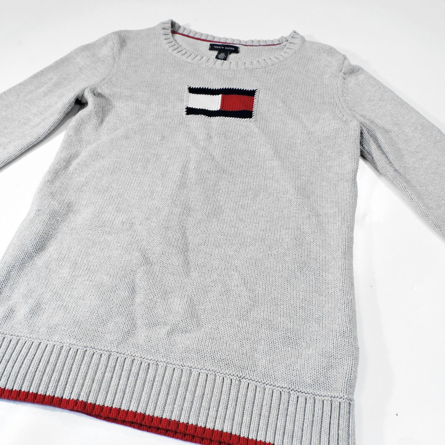 Tommy Hilfiger TOMMY HILFIGER FLAG KNIT SWEATER Size S / US 4 / IT 40 - 8 Thumbnail