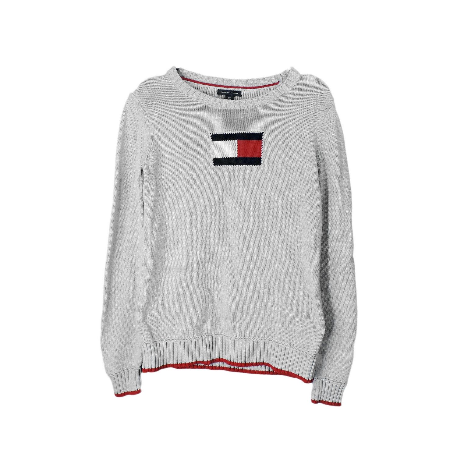 Tommy Hilfiger TOMMY HILFIGER FLAG KNIT SWEATER Size S / US 4 / IT 40 - 1 Thumbnail