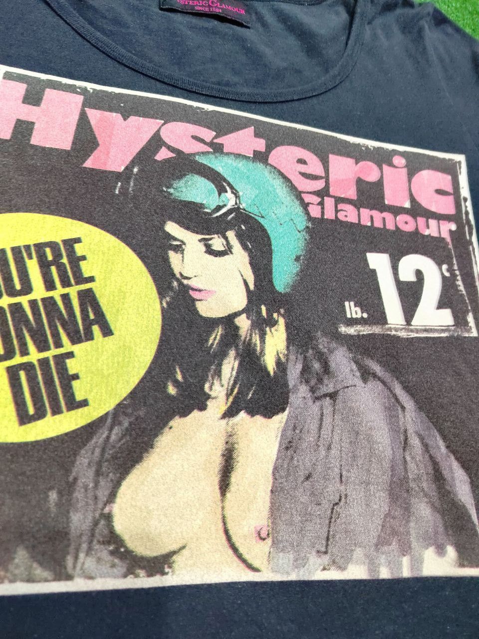 Hysteric Glamour × Japanese Brand × Vintage Vintage Hysteric Glamour You're Gonna Die Hookup Size US S / EU 44-46 / 1 - 10 Thumbnail