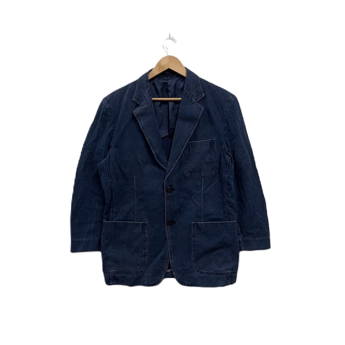 Bleu nimes denim blazer jacket casual