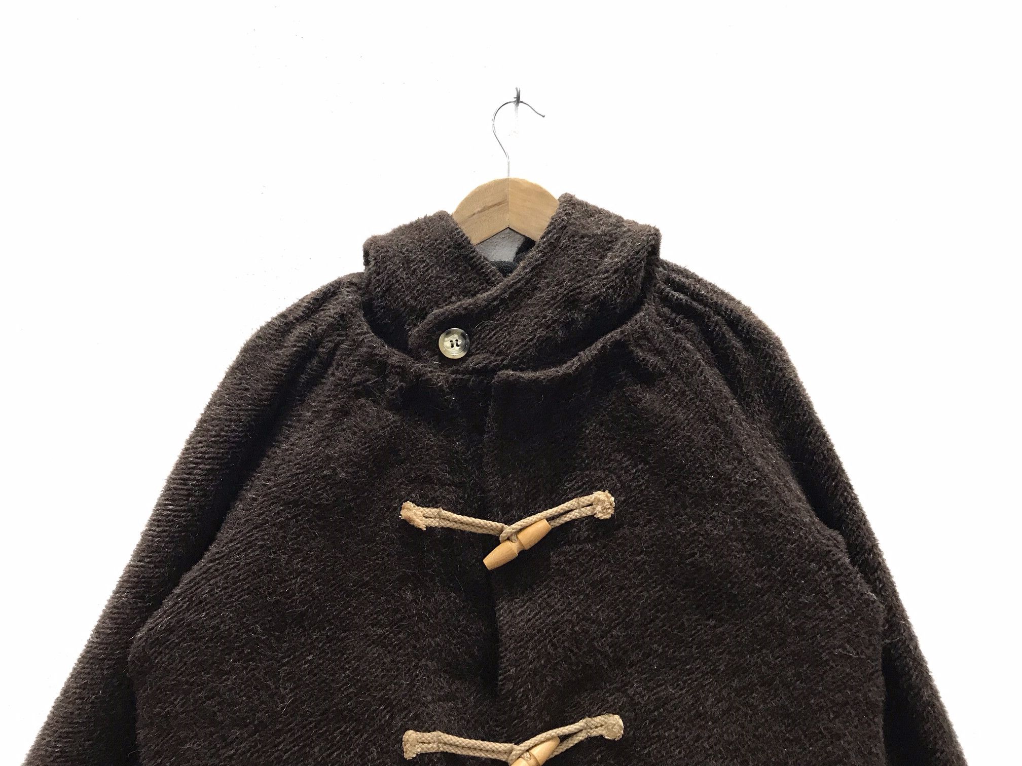 CABANE de ZUCCa × Issey Miyake Zucca Wool Jacket Toggle Button Size US M / EU 48-50 / 2 - 4 Thumbnail