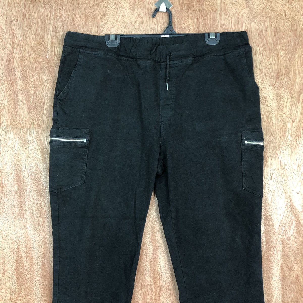Japanese Brand DL T2M Black utility japan Cargo Pants #1666 Size US 34 / EU 50 - 2 Thumbnail