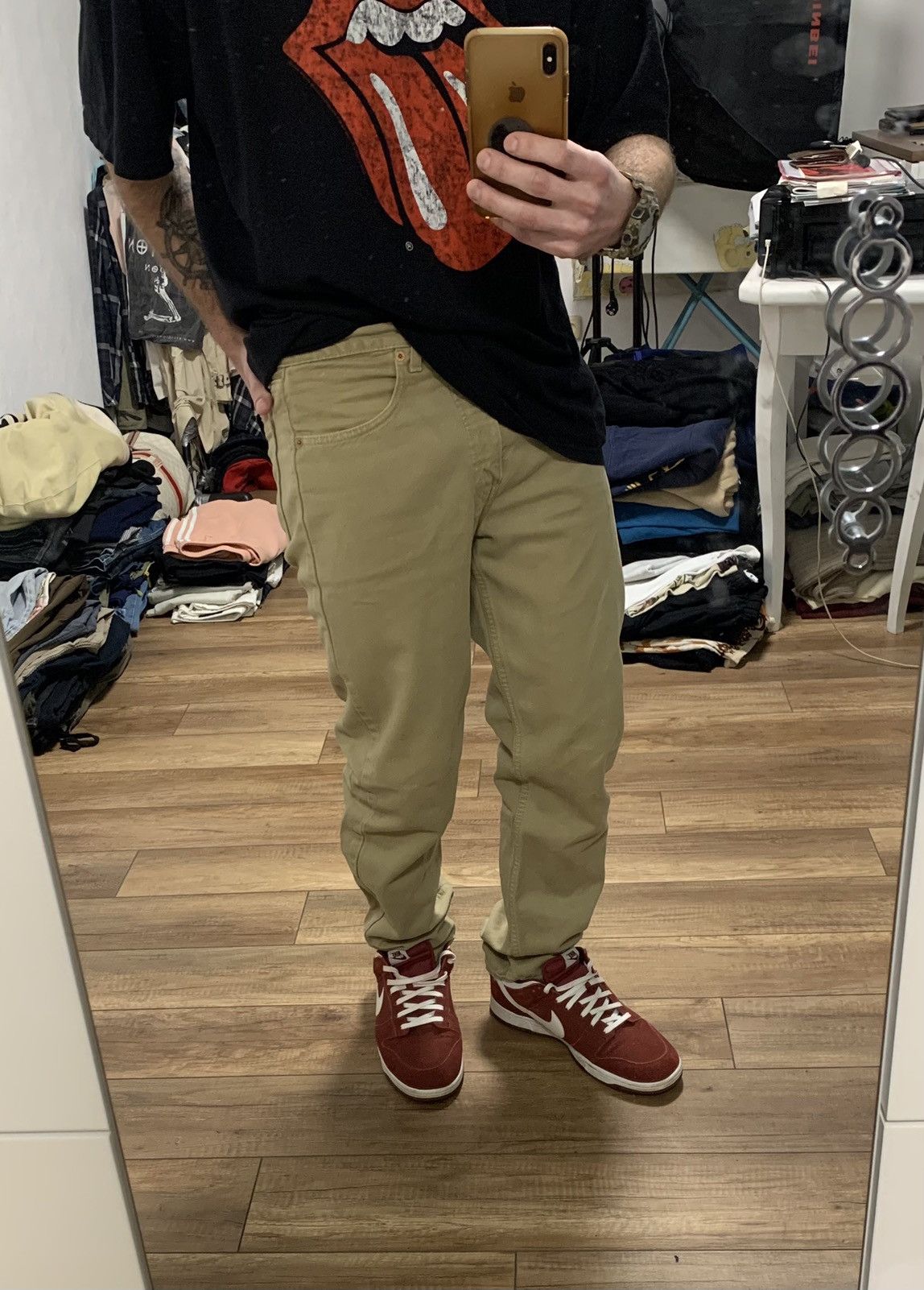 Levi's Vintage Levi’s 615 Orange Tab Beige Brown Denim Pants Jeans Size US 32 / EU 48 - 8 Thumbnail