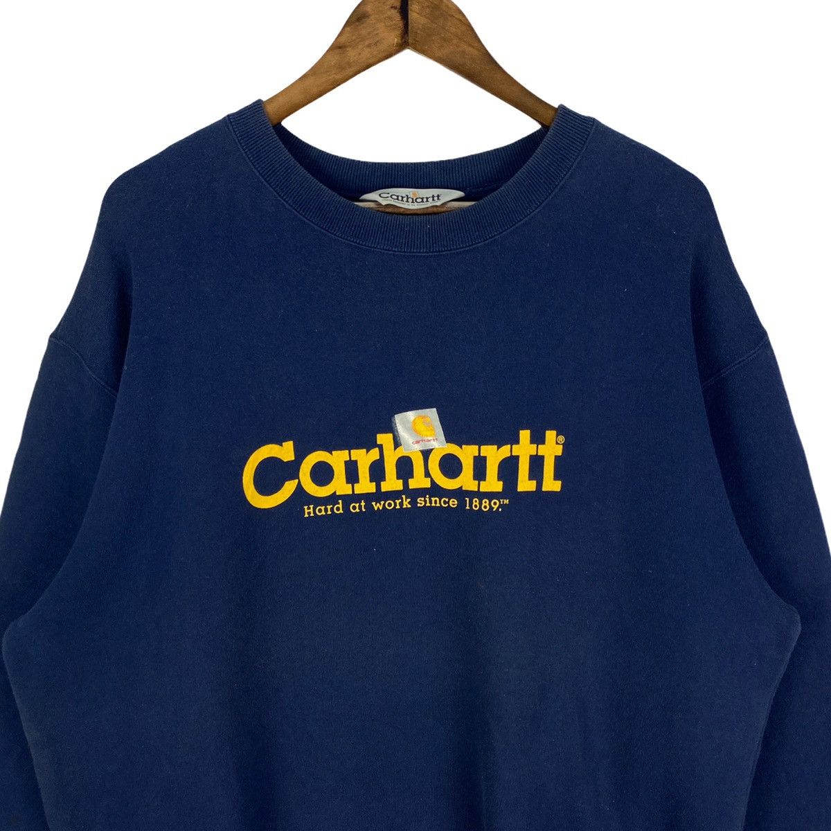 Carhartt × Carhartt Wip Vintage 90s Carhartt Sweatshirt Crewneck Size US XL / EU 56 / 4 - 3 Thumbnail