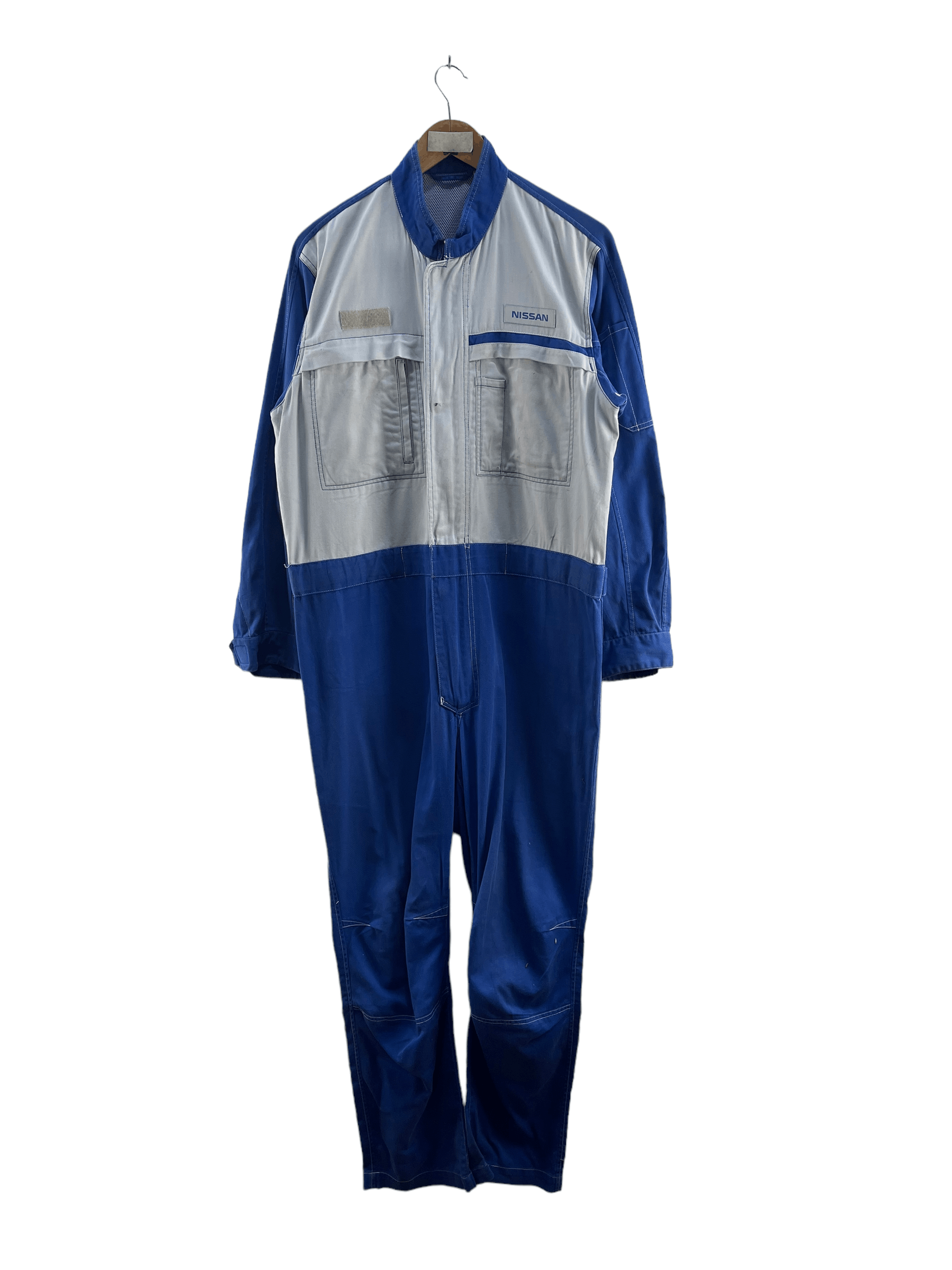 Japanese Brand Vintage Nissan Overall Jumpsuits Size US 36 / EU 52 - 2 Thumbnail