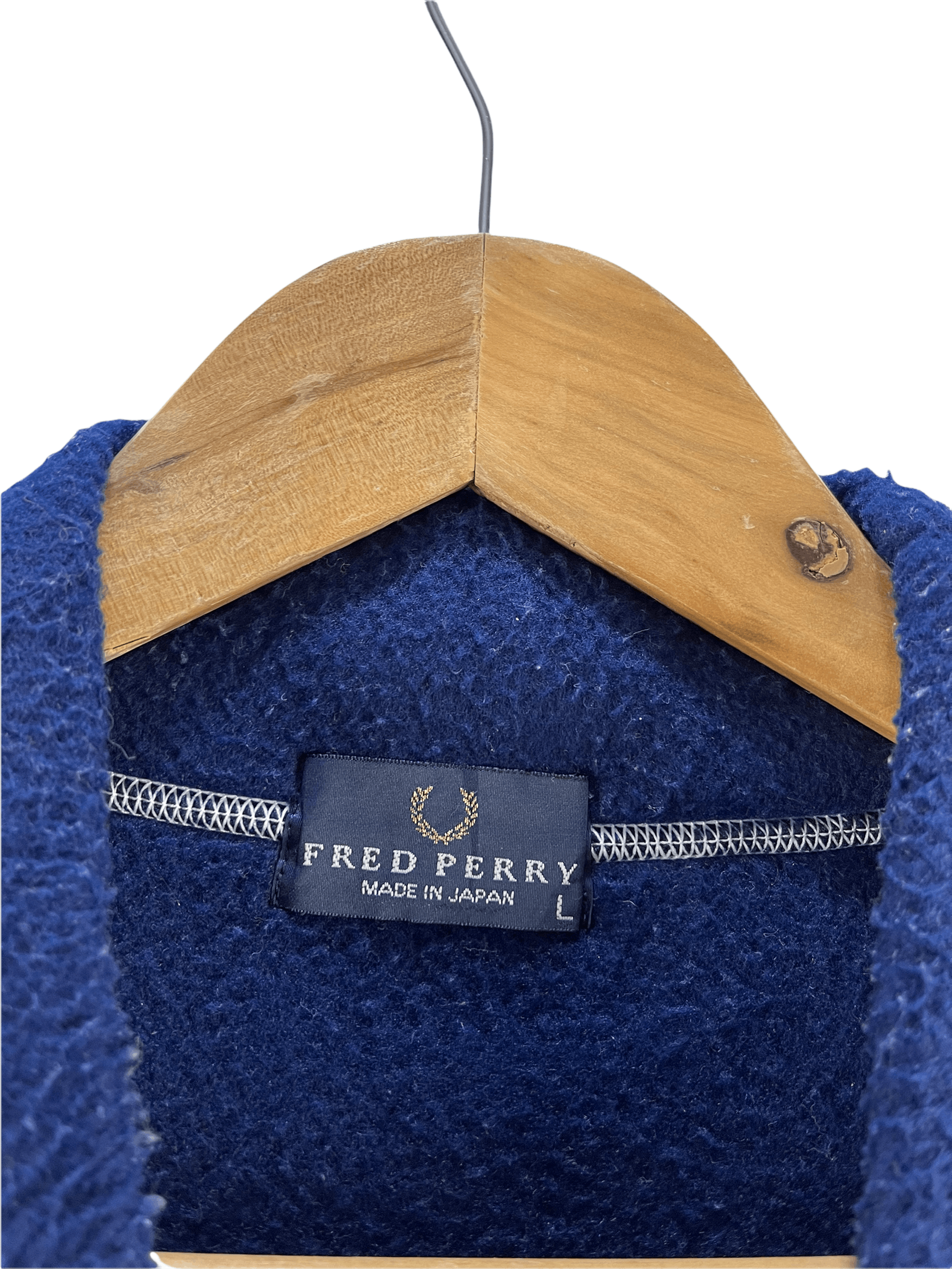 Fred Perry Vintage Fred Perry Embroidery Logo Fleece Jacket Size US L / EU 52-54 / 3 - 9 Thumbnail