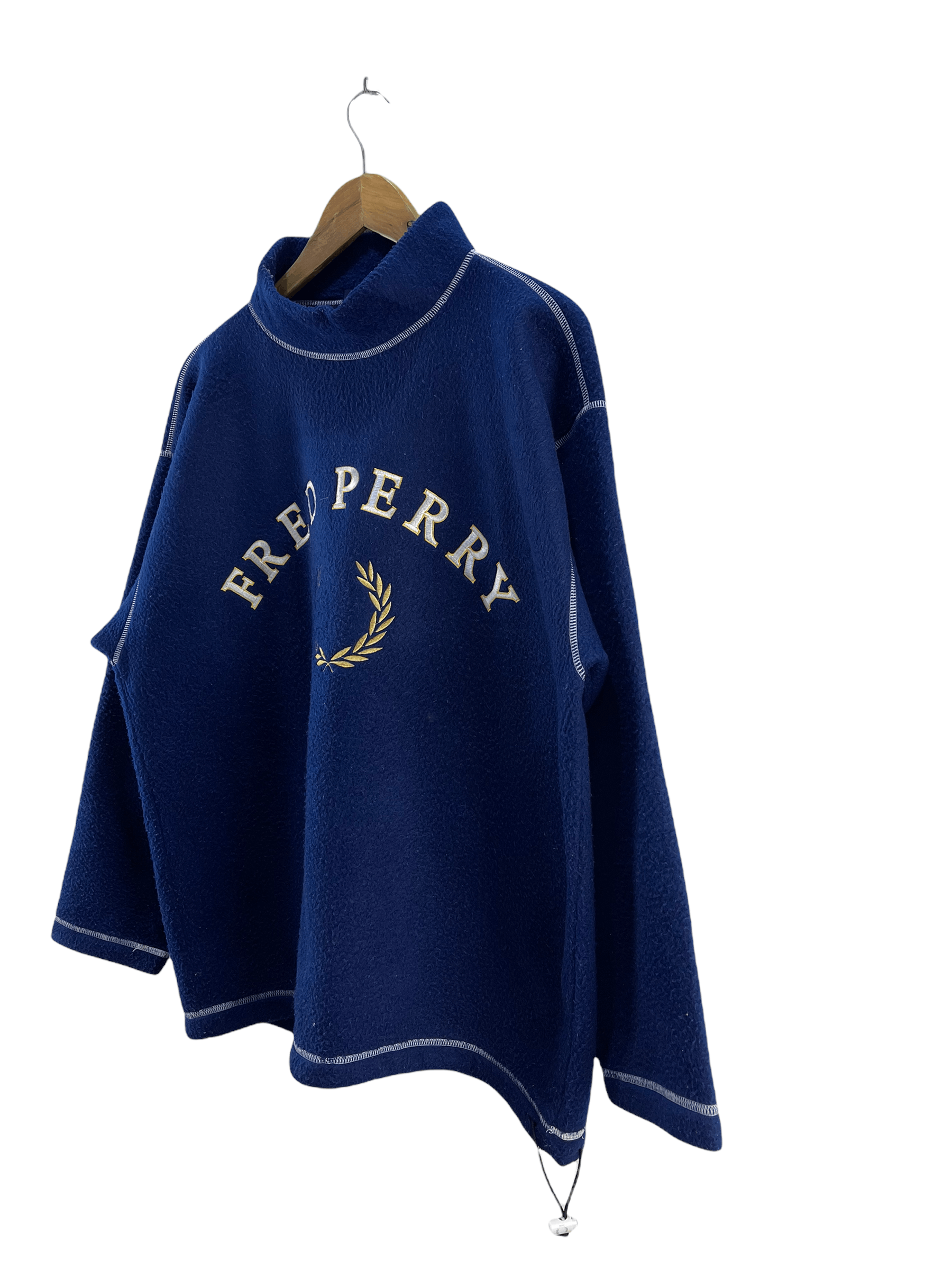 Fred Perry Vintage Fred Perry Embroidery Logo Fleece Jacket Size US L / EU 52-54 / 3 - 4 Thumbnail