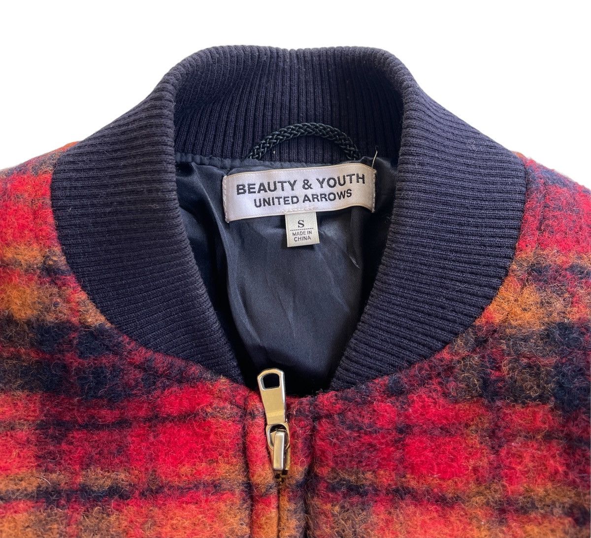 Beauty Beast WOOL CHECKED BOMBER JACKET Size US S / EU 44-46 / 1 - 7 Thumbnail