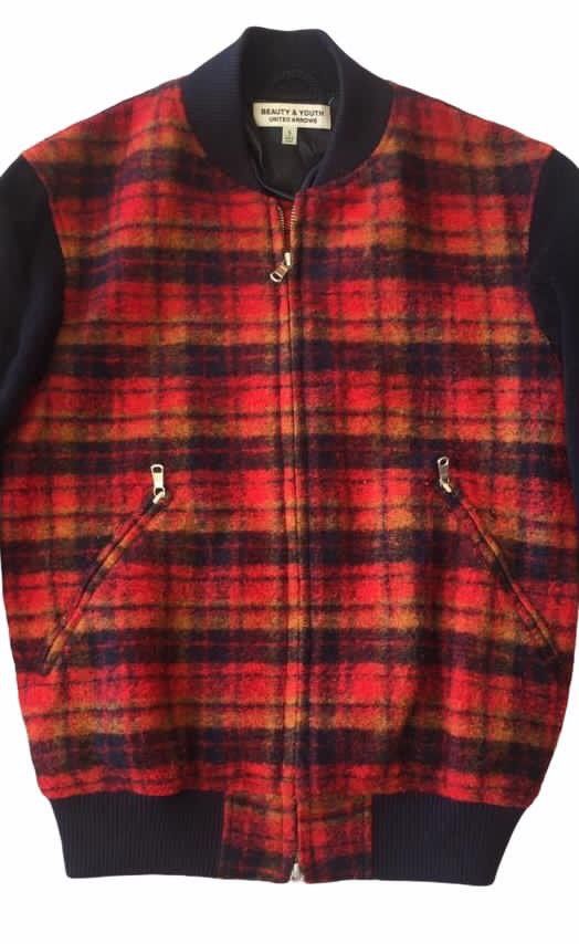 Beauty Beast WOOL CHECKED BOMBER JACKET Size US S / EU 44-46 / 1 - 8 Thumbnail