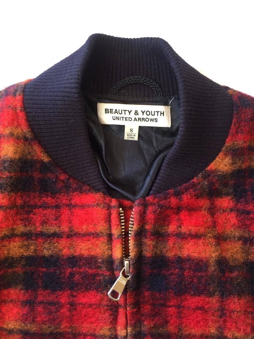 Beauty Beast WOOL CHECKED BOMBER JACKET Size US S / EU 44-46 / 1 - 4 Thumbnail