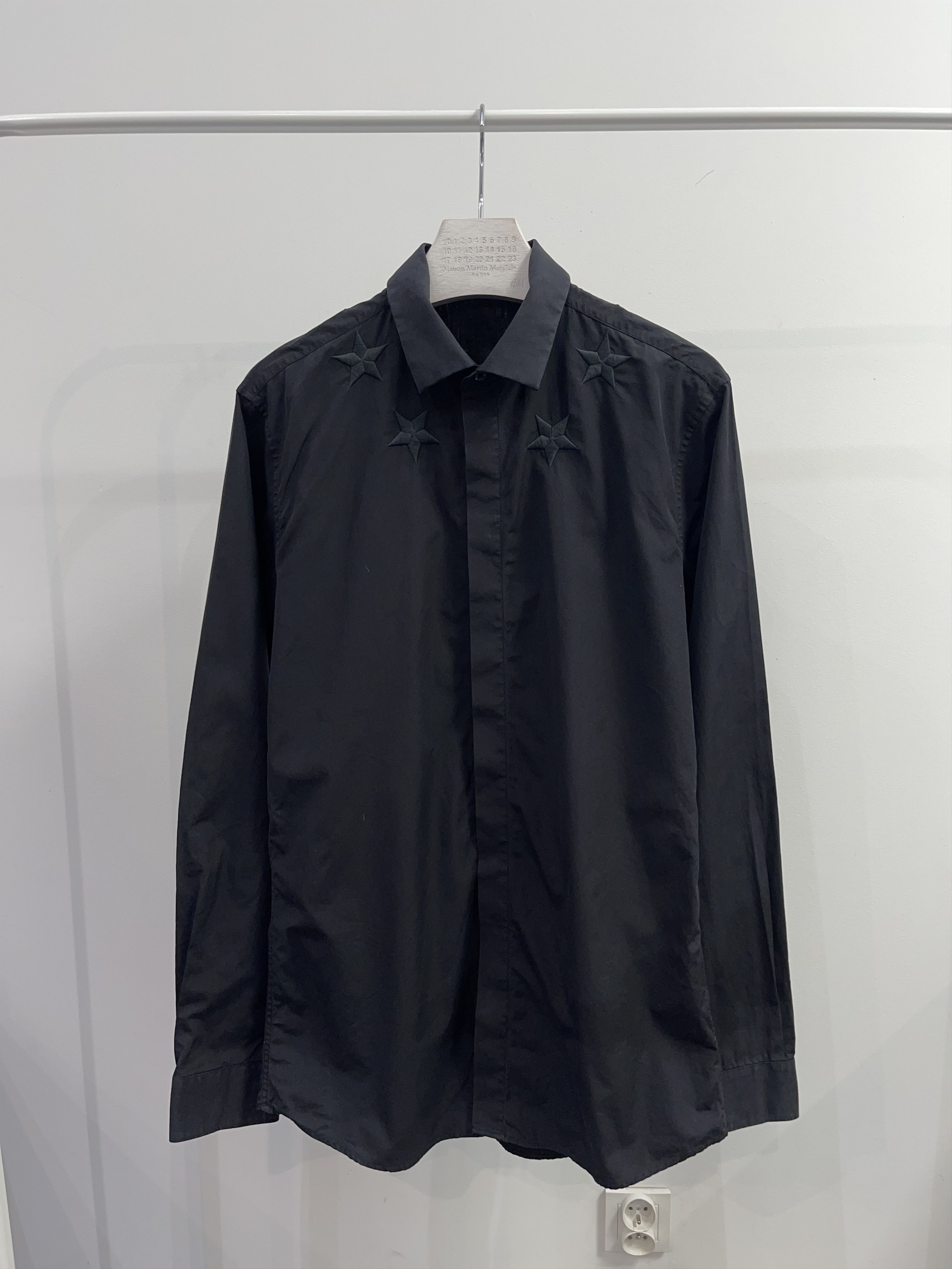 Givenchy Givenchy by Riccardo Tisci Embroidered Star Button Up Shirt Size US M / EU 48-50 / 2 - 2 Thumbnail