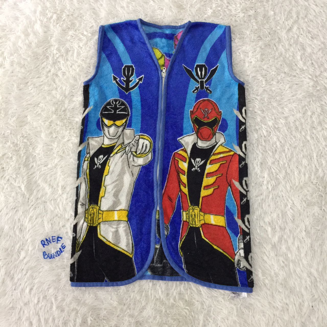 Japanese Brand Vintage cartoon kaizoku sentai gokuiger vest Size US S / EU 44-46 / 1 - 2 Thumbnail