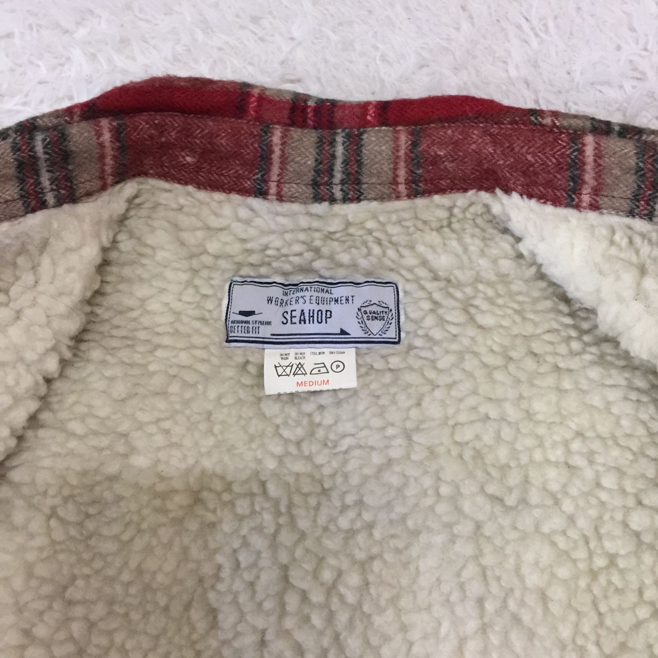 Flannel Seahop International Workers Equipment Button Up Size US M / EU 48-50 / 2 - 7 Thumbnail