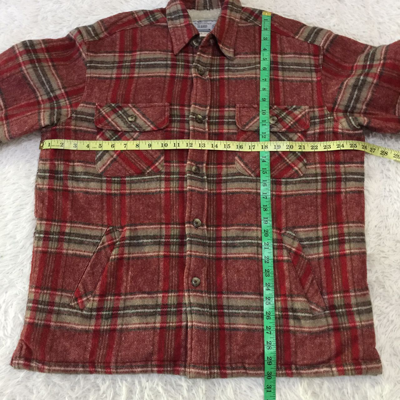 Flannel Seahop International Workers Equipment Button Up Size US M / EU 48-50 / 2 - 3 Thumbnail