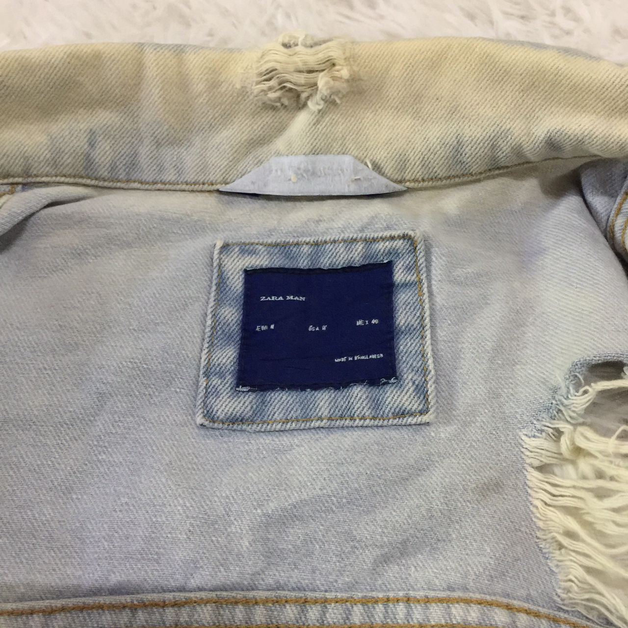 Zara Distressed zara man denim vest Size US M / EU 48-50 / 2 - 7 Thumbnail