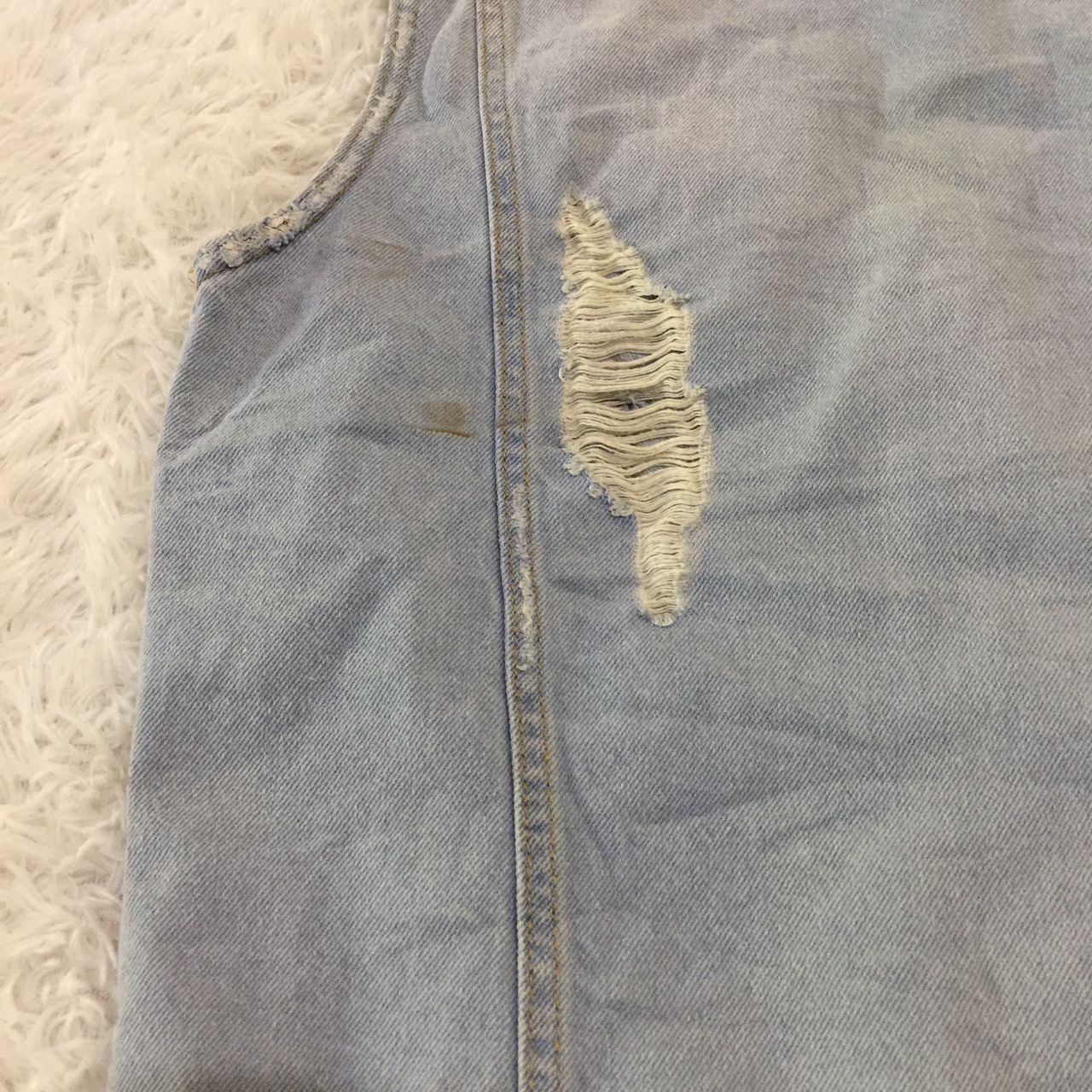 Zara Distressed zara man denim vest Size US M / EU 48-50 / 2 - 6 Thumbnail