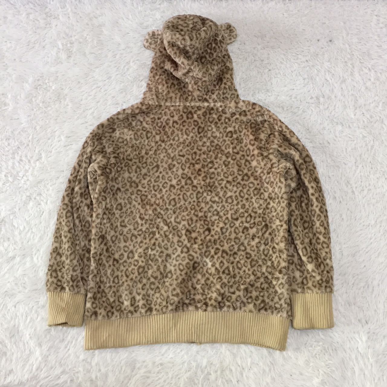 Japanese Brand Colza fleece leopard design hooded jacket Size US M / EU 48-50 / 2 - 1 Thumbnail