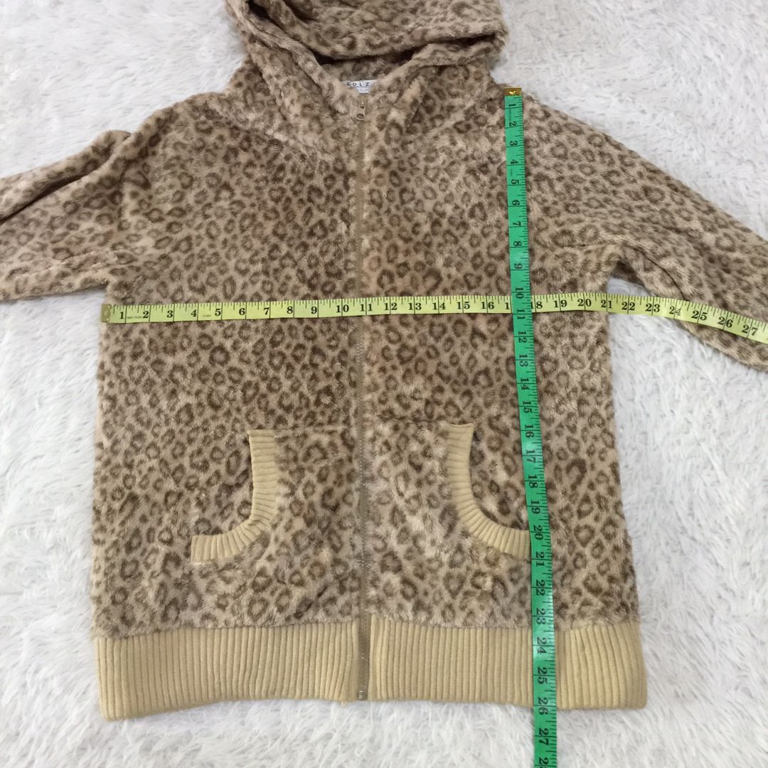 Japanese Brand Colza fleece leopard design hooded jacket Size US M / EU 48-50 / 2 - 3 Thumbnail