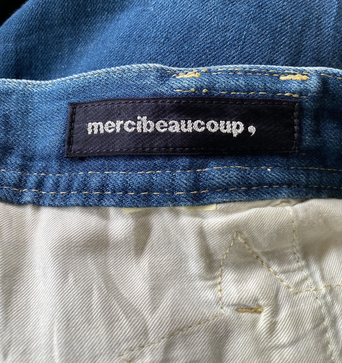 Japanese Brand MERCIBEAUCOUP ISSEY MIYAKE 3D POCKET DENIM Size US 30 / EU 46 - 11 Thumbnail