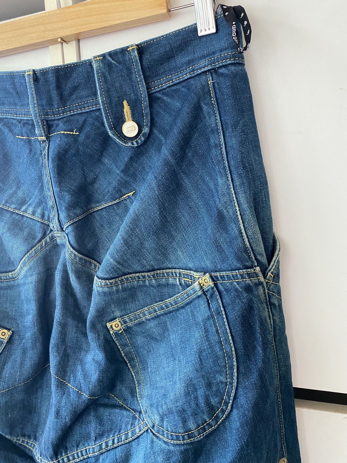 Japanese Brand MERCIBEAUCOUP ISSEY MIYAKE 3D POCKET DENIM Size US 30 / EU 46 - 9 Thumbnail