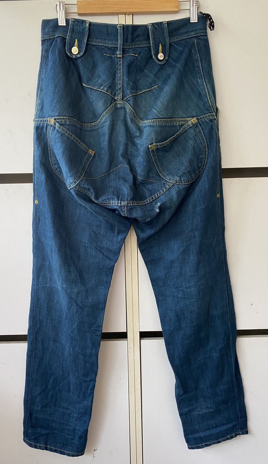 Japanese Brand MERCIBEAUCOUP ISSEY MIYAKE 3D POCKET DENIM Size US 30 / EU 46 - 5 Thumbnail