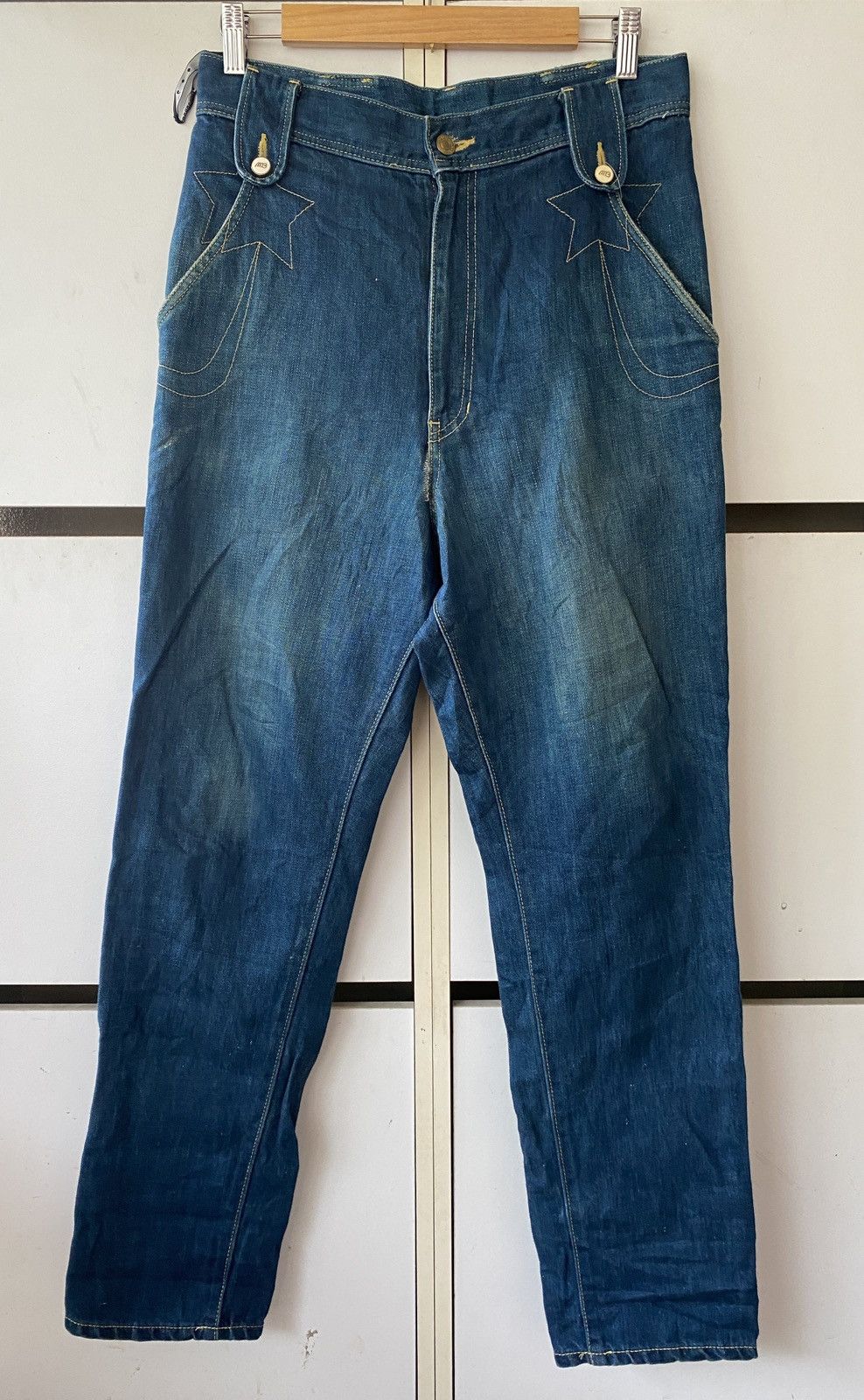 Japanese Brand MERCIBEAUCOUP ISSEY MIYAKE 3D POCKET DENIM Size US 30 / EU 46 - 1 Thumbnail