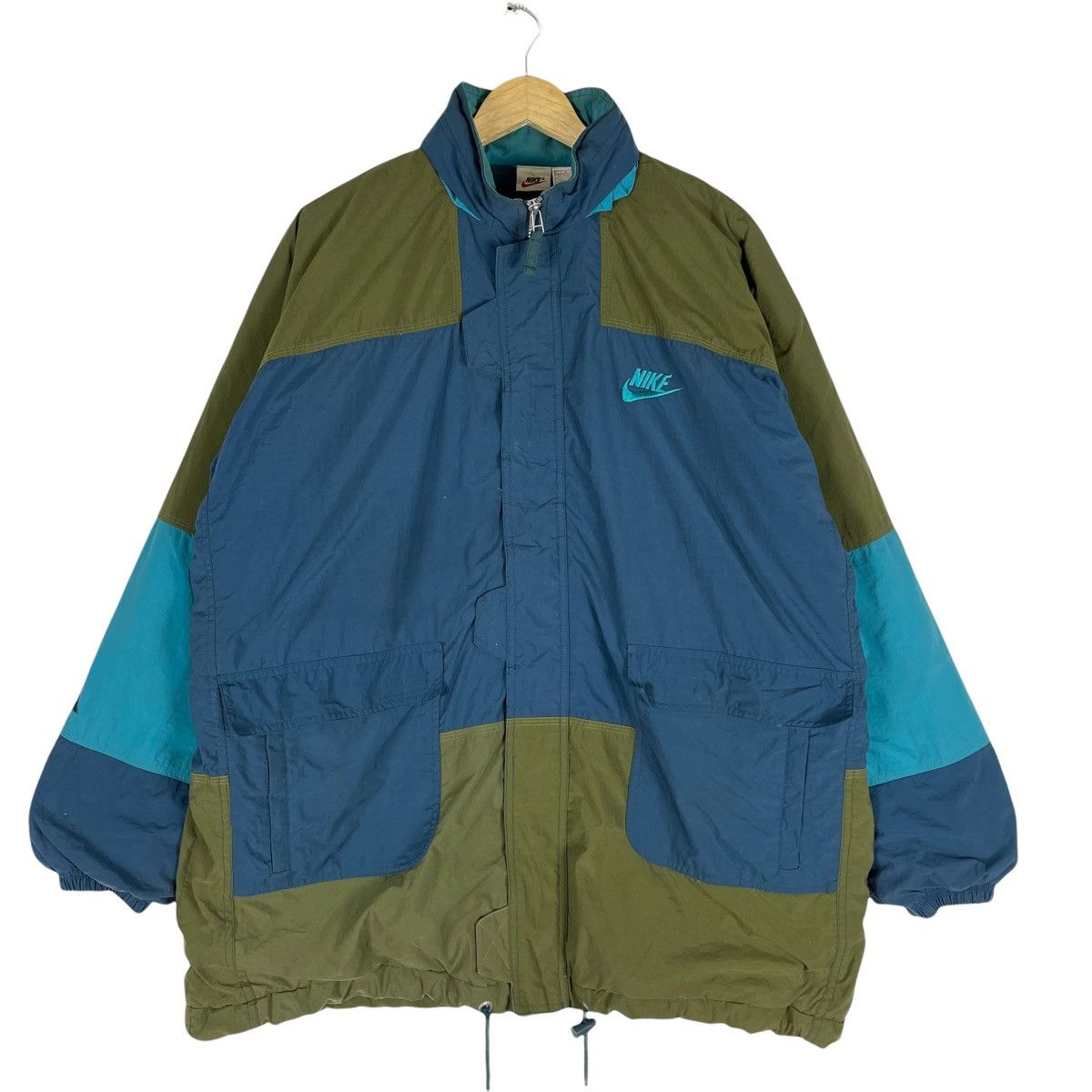 Nike ❄️90s NIKE ACG Stripped Block Hoodie Jacket Size US XL / EU 56 / 4 - 2 Thumbnail