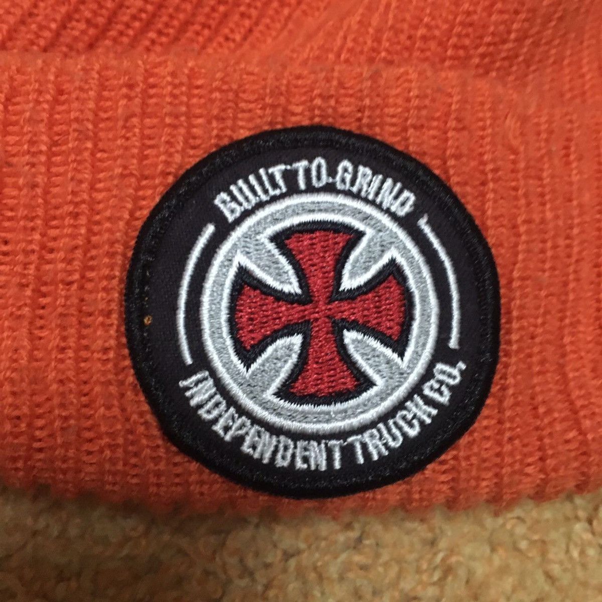 Independent Truck Co. Independent Skateboard Font Logo Beanie Hats Size ONE SIZE - 2 Thumbnail