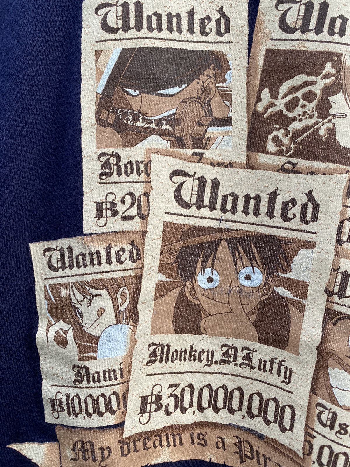 Anime × Japanese Brand × Vintage VINTAGE ONE PIECE ALL CREW EARLY BOUNTY HUNTER T SHIRT Size US M / EU 48-50 / 2 - 8 Thumbnail