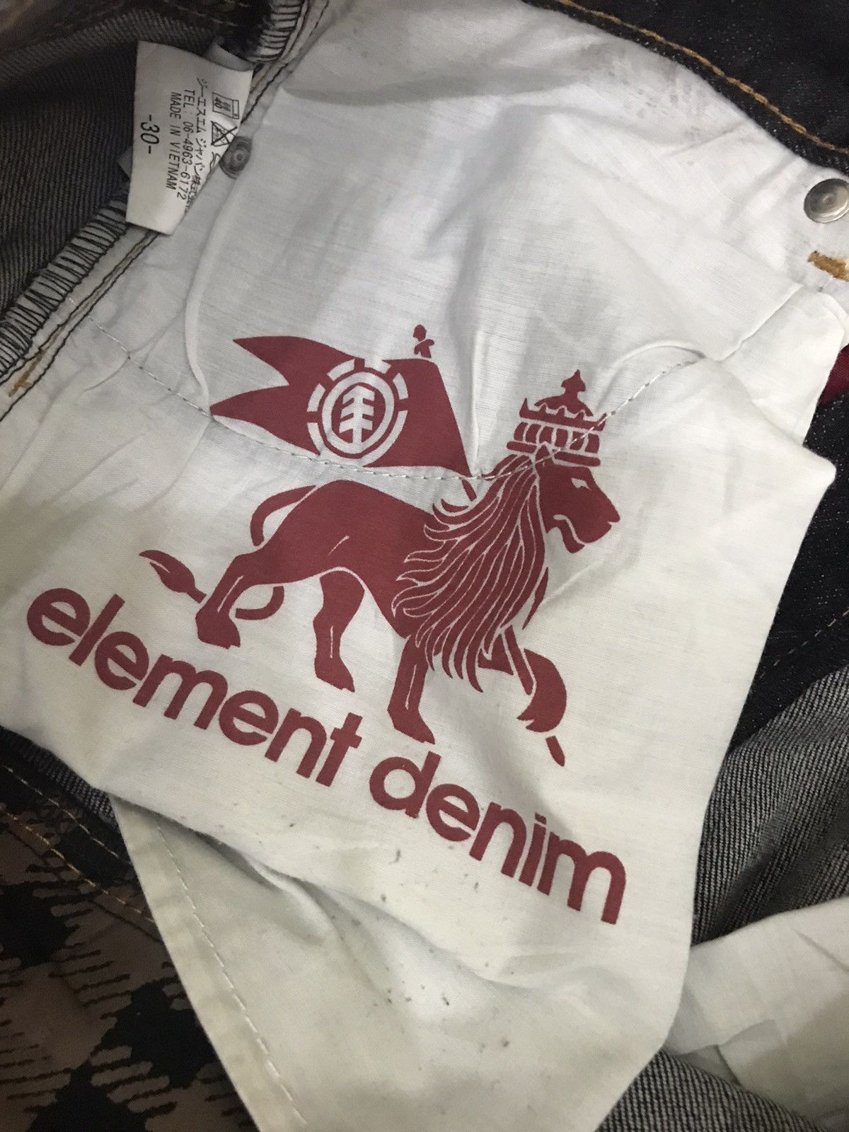 Element × Vintage Vintage Element Denim Trousers Pants Size US 34 / EU 50 - 4 Thumbnail