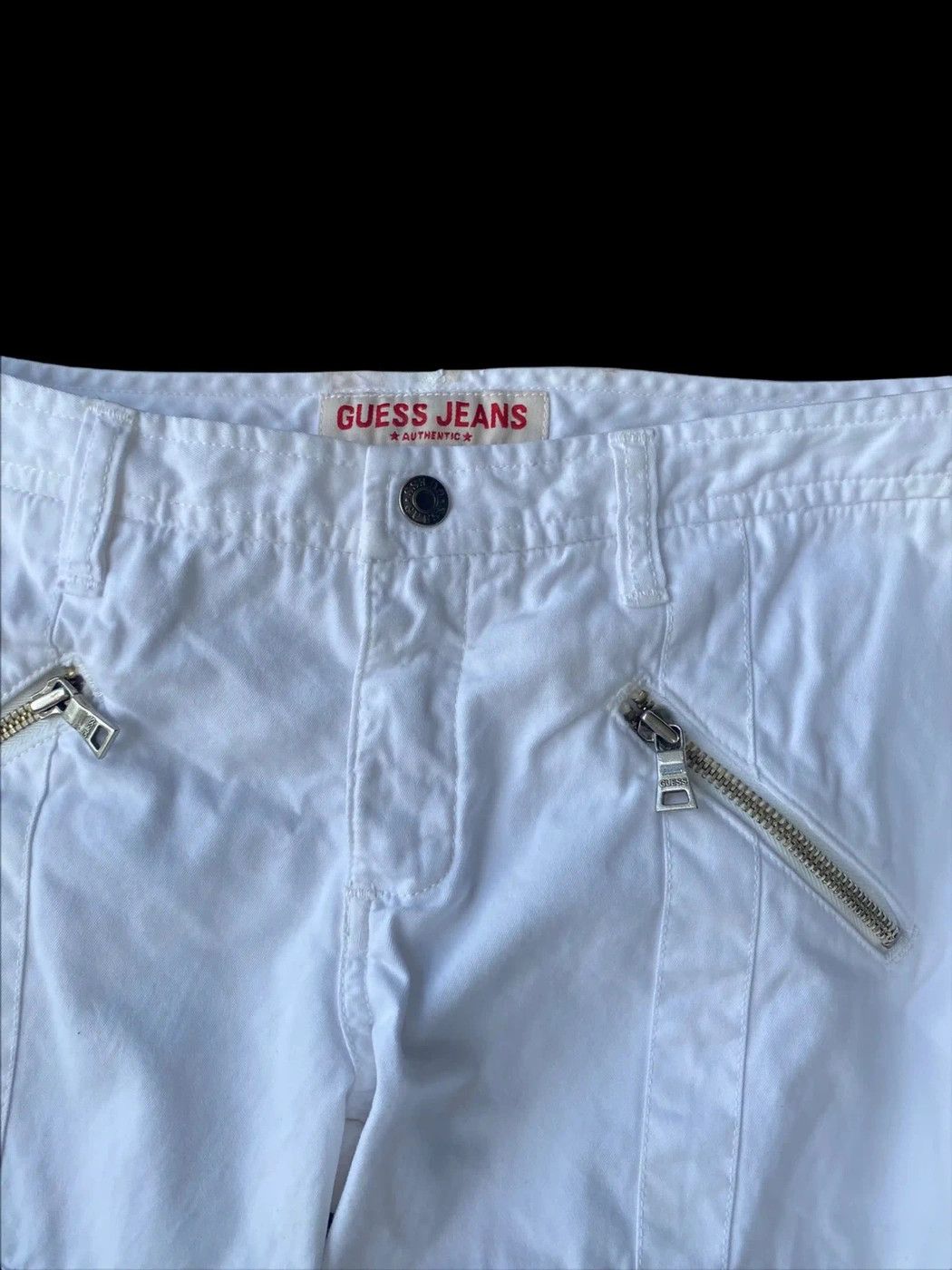 Georges Marciano Vintage Guess Jeans Tactical Multi Pocket Drawstring Size US 32 / EU 48 - 7 Thumbnail