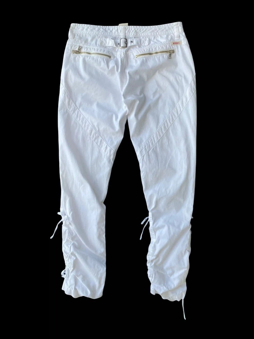 Georges Marciano Vintage Guess Jeans Tactical Multi Pocket Drawstring Size US 32 / EU 48 - 8 Thumbnail