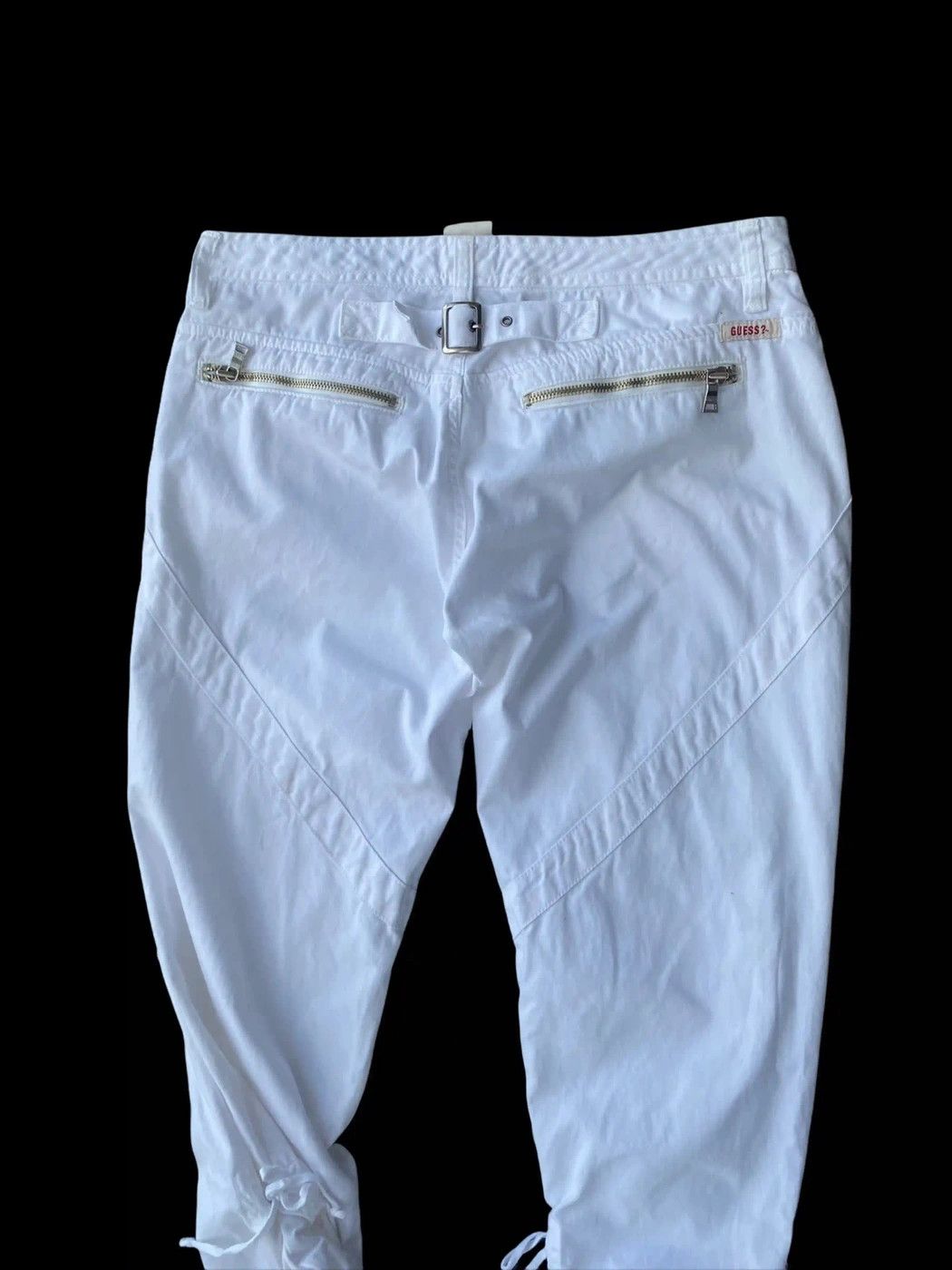 Georges Marciano Vintage Guess Jeans Tactical Multi Pocket Drawstring Size US 32 / EU 48 - 10 Thumbnail